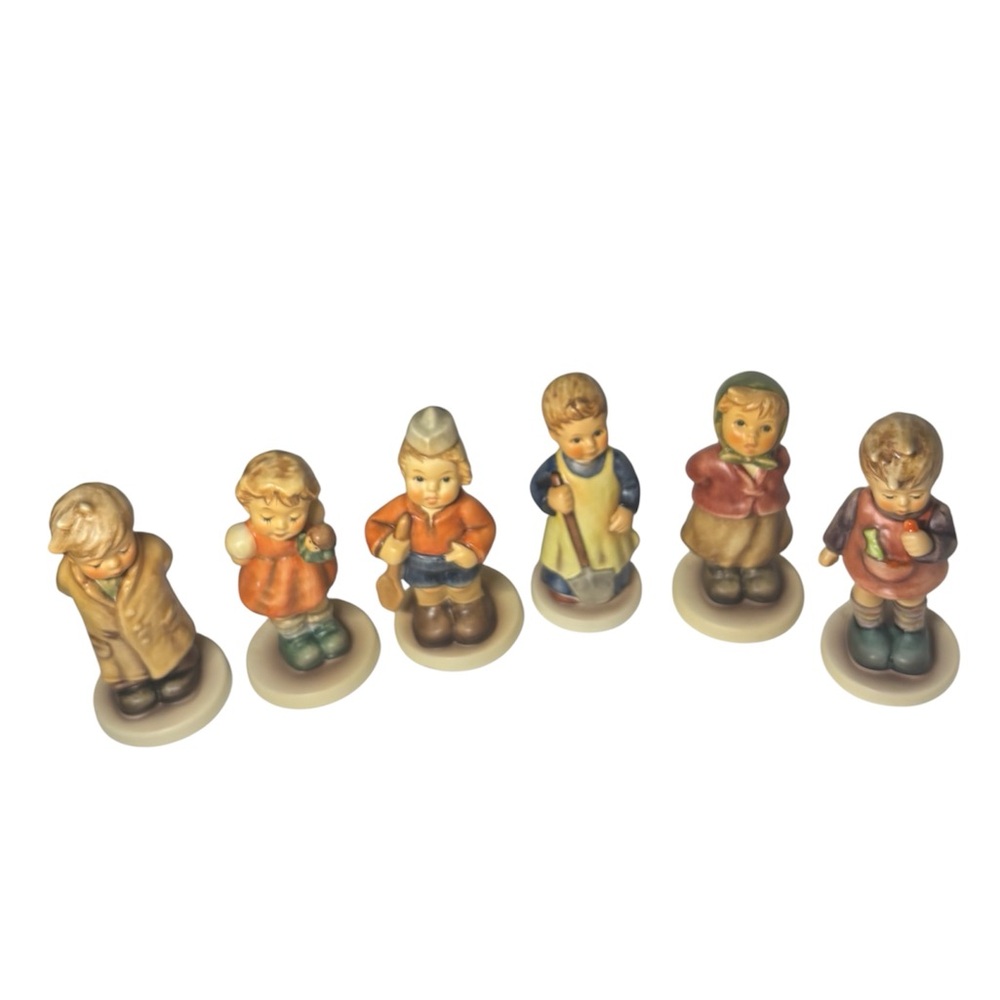 6 Vintage Hummel Collection of Goebel Figurines